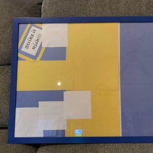Royal Blue Poster Frame